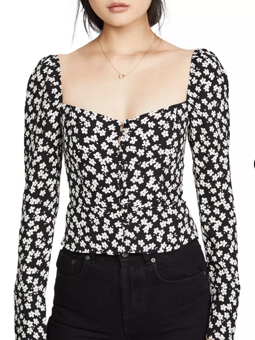 Reformation Rosaly Top